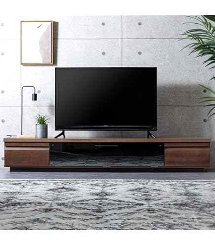 Amazon｜タンスのゲン テレビ台 ローボード 【完成品】 幅180cm 省